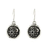 Wholesale Women's Opal Sun Earrings Alloy Geometric Electroplated