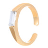 Wholesale Women's Open Ring In Ins Style With Sunflower And Heart Shape Pattern Made Of Copper With Electroplating Treatment