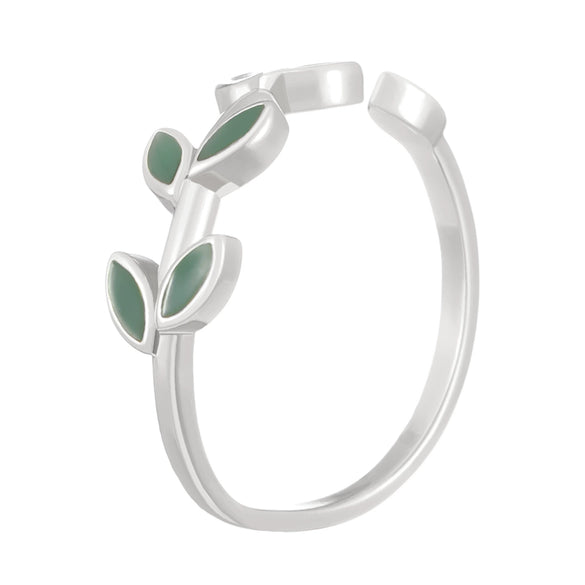 Wholesale Women's Open Ring In Ins Style With Sunflower And Heart Shape Pattern Made Of Copper With Electroplating Treatment