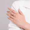 Wholesale Women's Open Ring Jewelry In Geometric Style Made Of 925 Sterling Silver With Seiko Design