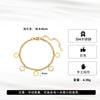 Wholesale Women's Original Design Geometric Stainless Steel Electroplated Flower Bracelets With Five Leaf Clover Jewelry
