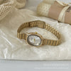 Wholesale Women's Oval Bamboo Steel Band Fashion Casual Simple Watch