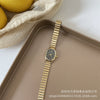 Wholesale Women's Oval Bamboo Steel Band Fashion Casual Simple Watch