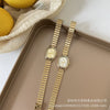 Wholesale Women's Oval Bamboo Steel Band Fashion Casual Simple Watch