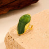 Wholesale Women's Oval Geometric Stainless Steel Electroplated Ring Jewelry