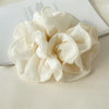 Wholesale Women's Oversized Scrunchie Hair Tie Handmade Cloth High Elasticity Sweet Style
