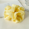 Wholesale Women's Oversized Scrunchie Hair Tie Handmade Cloth High Elasticity Sweet Style