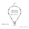Wholesale Women's Pendant Necklace Copper Gold Plated Geometric Flower Drop Shape Electroplating French Retro Style