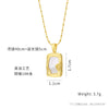 Wholesale Women's Pendant Necklace Copper Gold Plated Geometric Flower Drop Shape Electroplating French Retro Style