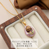 Wholesale Women's Pendant Necklace Copper Gold Plated Geometric Flower Drop Shape Electroplating French Retro Style