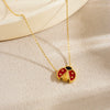 Wholesale Women's Personality Animals Style Butterfly Dragonfly Insect Stainless Steel Goldplated Pendant Earrings Necklaces Hand Accessories Set