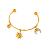 Wholesale Women's Personality Geometric Stainless Steel Electroplated Bracelet Jewelry