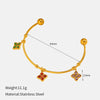 Wholesale Women's Personality Geometric Stainless Steel Electroplated Bracelet Jewelry