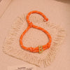 Wholesale Women's Personality Letter Number Text Real Gold Plated Environmentally Friendly Goldplated Copper Braided Bracelet Hand Jewelry