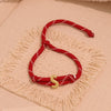 Wholesale Women's Personality Letter Number Text Real Gold Plated Environmentally Friendly Goldplated Copper Braided Bracelet Hand Jewelry