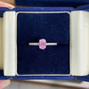 Wholesale Women's Pigeon Egg Ring S925 Sterling Silver Geometric Electroplating Purple Diamond