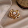 Wholesale Women's Pin Jewelry Zinc Alloy Flower Brooch Retro Corsage With Electroplating