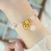 Wholesale Women's Pink Crystal Metal Handmade Lovely Bracelet