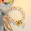 Wholesale Women's Pink Crystal Metal Handmade Lovely Bracelet