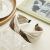 Wholesale Women's Pink Satin Handmade Headband Hairpin