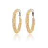Wholesale Women's Plastic Iron Geometric Exaggerated Circle Earrings With Sequins And Electroplating