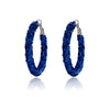 Wholesale Women's Plastic Iron Geometric Exaggerated Circle Earrings With Sequins And Electroplating