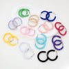 Wholesale Women's Plastic Iron Geometric Exaggerated Circle Earrings With Sequins And Electroplating