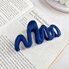 Wholesale Women's Plastic Resin Geometric Handmade Hair Grab Clips