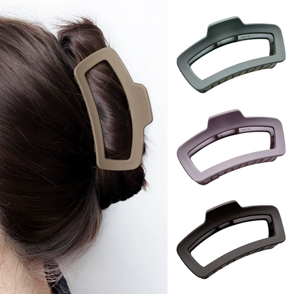 Wholesale Women's Plastic Resin Geometric Handmade Hair Grab Clips