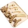 Wholesale Women's Plastic Resin Hair Clips Simple Geometric Style Baking Paint Process