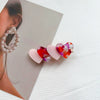 Wholesale Women's Plastic Resin Handmade Lovely Heart Shape Hairpin Top Clip Duckbill Clip Side Clip