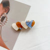Wholesale Women's Plastic Resin Handmade Lovely Heart Shape Hairpin Top Clip Duckbill Clip Side Clip