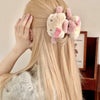 Wholesale Women's Plush Handmade Animal Style Doublesided Kt Bow Shark Hairpin Hair Accessories