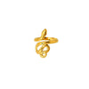 Wholesale Women's Pop Style Stainless Steel Electroplated Snakeshaped Open Ring Jewelry