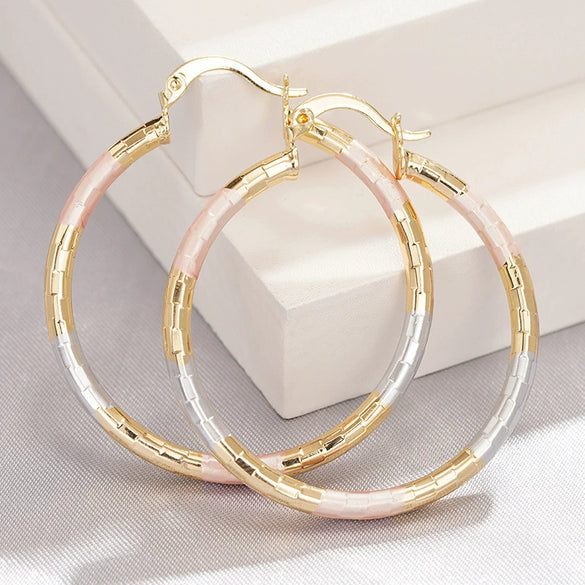 Wholesale Women's Princess Style Geometric Copper Electroplated Earrings