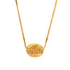 Wholesale Women's Princess Style Geometric Pattern Zirconia S925 Sterling Silver Necklace