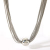 Wholesale Women's Punk Multilayer Stainless Steel And Titanium Steel Clavicle Chain With Vacuum Real Gold Electroplating In Pvd Furnace Geometric And Personality Style