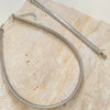 Wholesale Women's Punk Style Simple Striped Stainless Steel Clavicle Bracelet And Neck Chain Jewelry With Electroplating