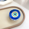 Wholesale Women's Pvc Geometric Handmade Devil's Eye Hairpin Shark Clip Headwear