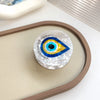 Wholesale Women's Pvc Geometric Handmade Devil's Eye Hairpin Shark Clip Headwear