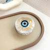 Wholesale Women's Pvc Geometric Handmade Devil's Eye Hairpin Shark Clip Headwear