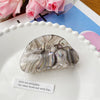 Wholesale Women's Pvc Handmade Small Fresh Style Semiround Starry Sky Grab Clip Hair Accessories