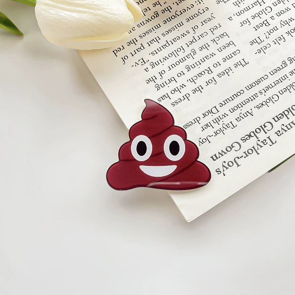 Wholesale Women's Pvc Handmade Sweat Drop Clip Hair Accessories Street Style