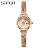 Wholesale Women's Quartz Watch Zinc Alloy Case Mesh Belt Round Dial Casual Waterproof