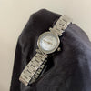Wholesale Women's Quartz Wristwatch With Flower Shaped Dial Stainless Steel Band Alloy Case Medieval Style