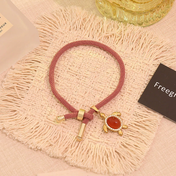 Wholesale Women's Real Gold Plated Animalshaped Stainless Steel Bracelet Jewelry