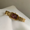 Wholesale Women's Rectangular Quartz Watch With Steel And Alloy Bands
