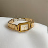 Wholesale Women's Rectangular Quartz Watch With Steel And Alloy Bands