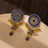 Wholesale Women's Retro Alloy Geometric Bell Tassel Earrings With Electroplating