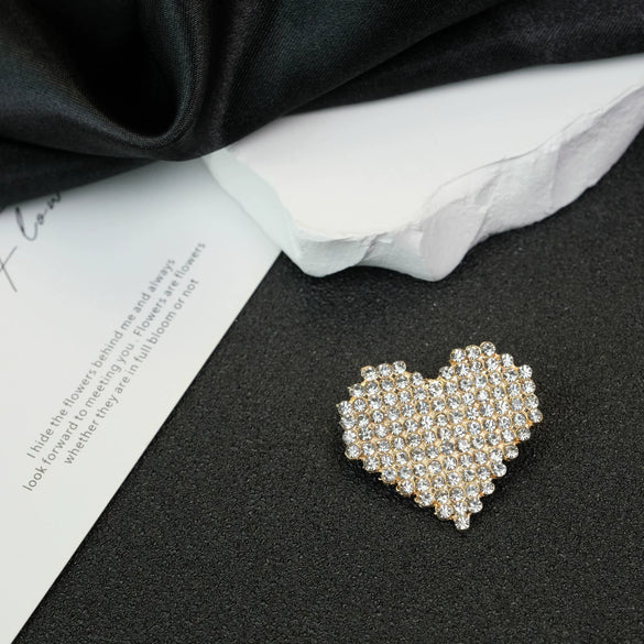Wholesale Women's Retro Alloy Star Shape Electroplating Fashion Love Brooch